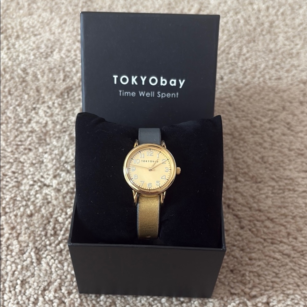 TOKYObay Gold and Black Women’s Watch